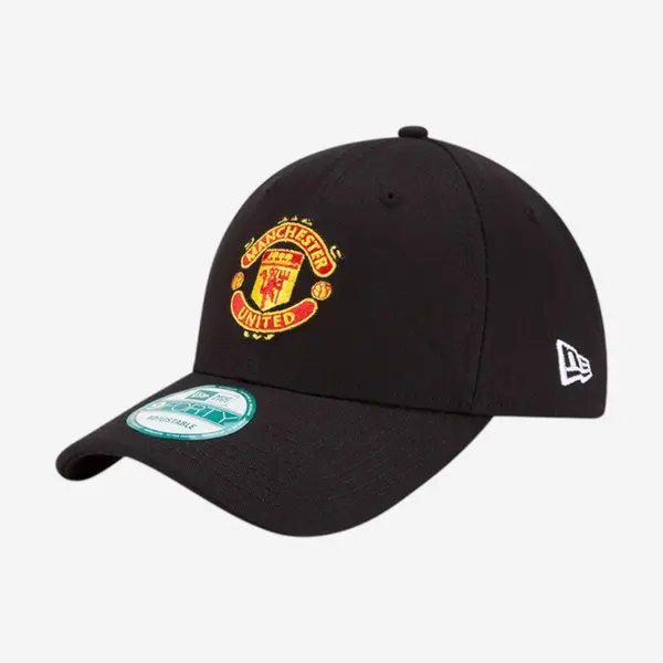 Șapcă de fotbal Manchester United FC negru Adulți