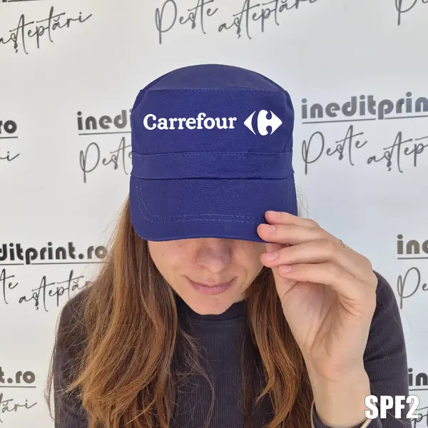 Sapca personalizabila cu LOGO - SPF2 MALFINI, ALBASTRU