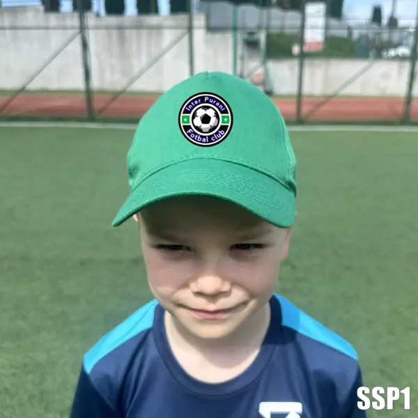 Sapca personalizabila pentru copii cu SIGLA SSP1C BOSTON JUNIOR, VERDE