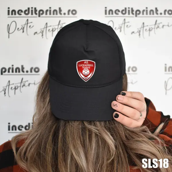 Sapca personalizata AS Luceafarul Scobinti SLS18 MALFINI-RAP, VERDE ÎNCHIS