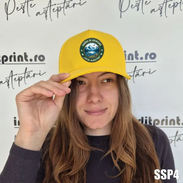 Sapca personalizata pentru adulti cu logo Tabara SSP4 Galben, MALFINI