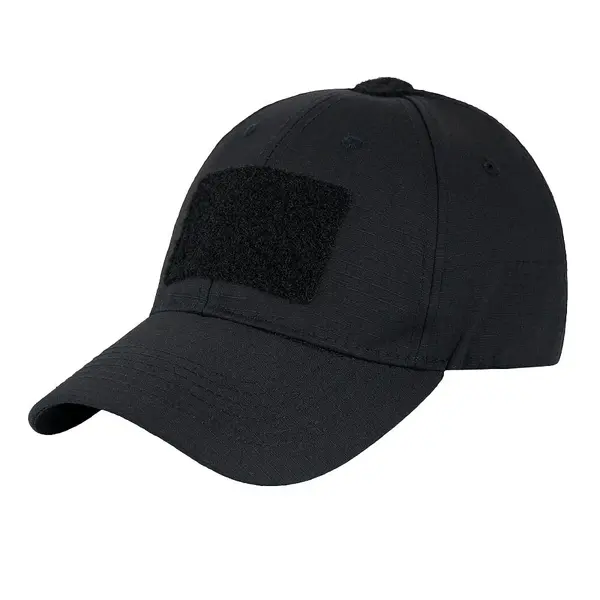Sapca tactica neagra M-TAC Rip-Stop - L-XL