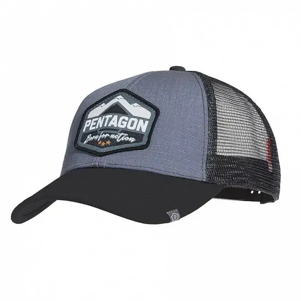 Sapca trucker Born For Action Pentagon - WOLF GREY