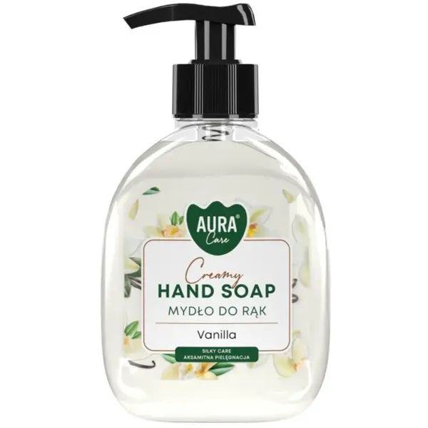 Sapun de Maini cu Pompita, Vanilie, Aura Care, 300 ml
