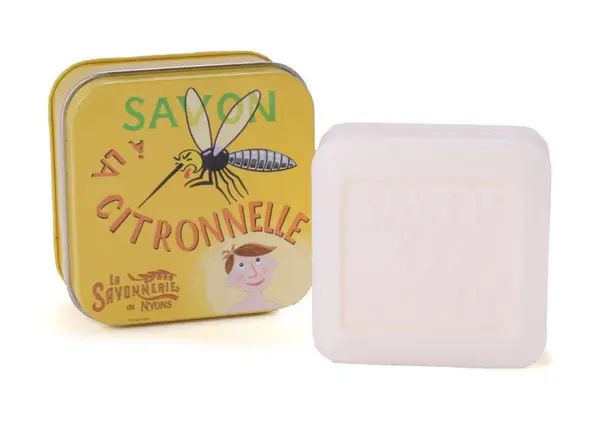 Sapun in cutie metalica, 100 g - Citronnelle | La Savonnerie de Nyons
