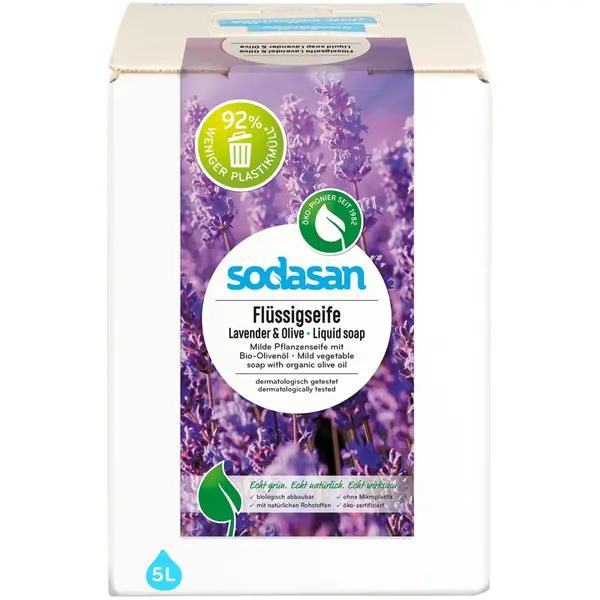 Sapun lichid cu lavanda bio si masline bio bag-in-box - 5 L