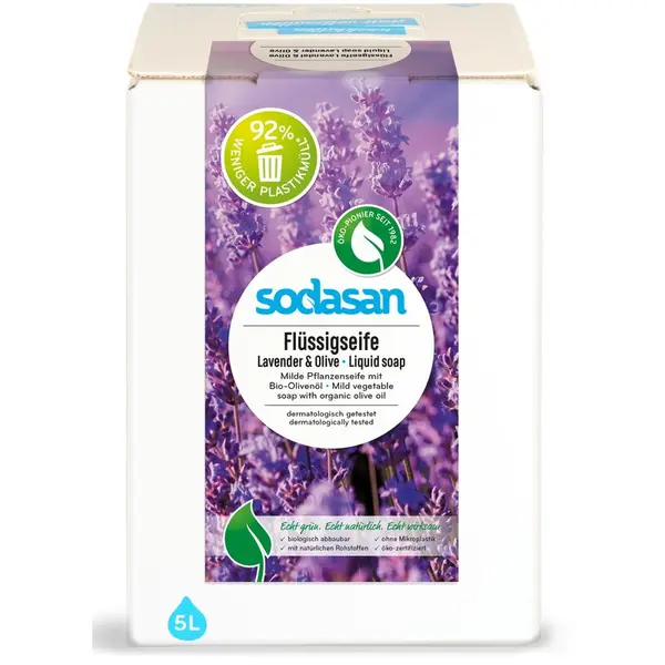Sapun lichid cu lavanda si masline ecologic 5l Sodasan