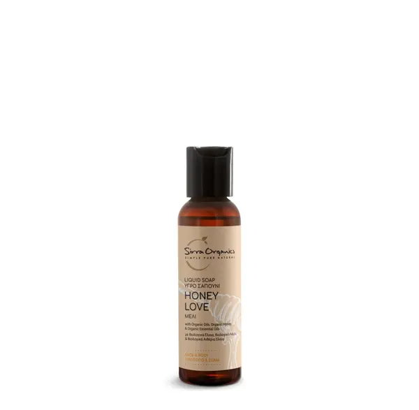 Sapun lichid cu miere Honey Love, 60ml, Sirra Organics
