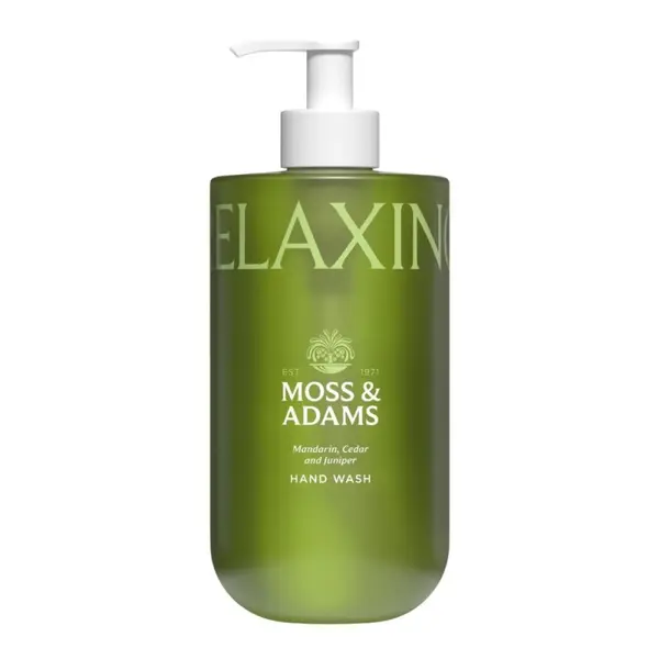 Sapun Lichid cu Pompita Moss and Adams, Relaxing, Mandarina, Cedru si Ienupar, 400 ml