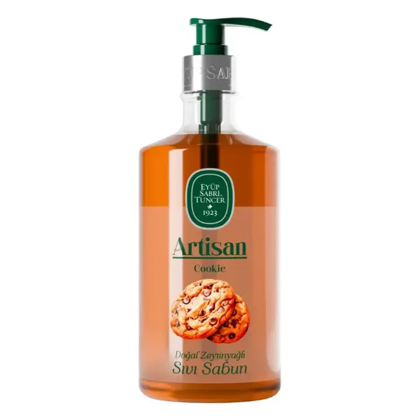 Sapun lichid cu ulei natural de masline Cookie Artisan, 600ml, Eyüp Sabri Tuncer