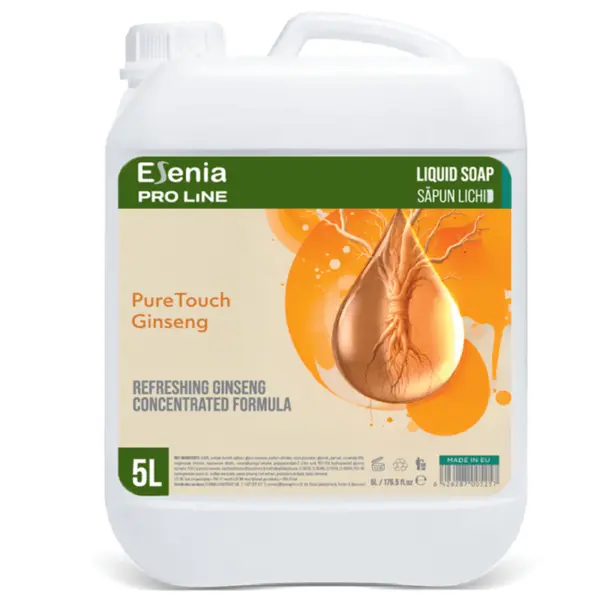 Sapun lichid Ginseng Pure Touch Esenia 5 litri Sapun lichid Ginseng Pure Touch Esenia 5 litri