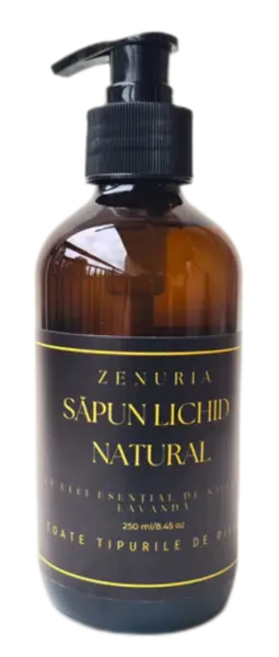 Sapun lichid natural - Ulei esential de salvie si lavanda | Zenuria