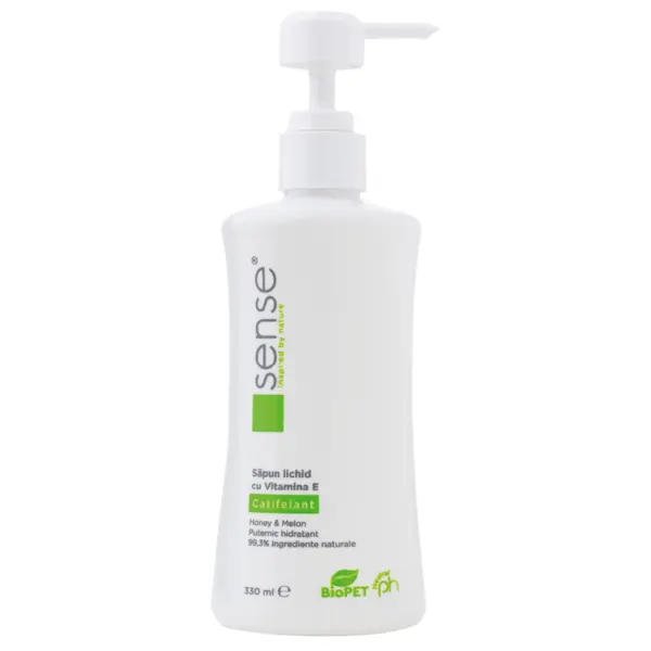 Sapun lichid pentru maini Sense 330 mL diverse parfumuri Sapun lichid pentru maini Sense 330 mL diverse parfumuri Honey Melon