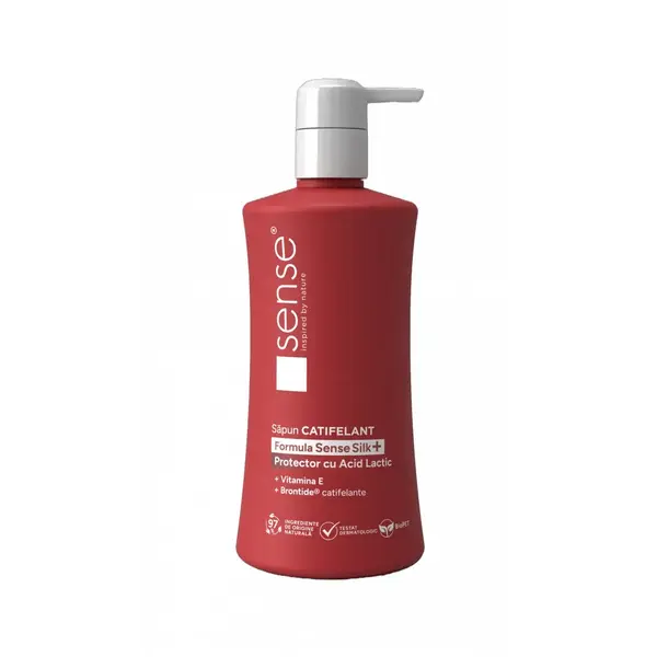 Săpun lichid pentru mâini SenseSilk+ 330 ml diverse parfumuri Săpun lichid pentru mâini SenseSilk+ 330 ml diverse parfumuri acid lactic