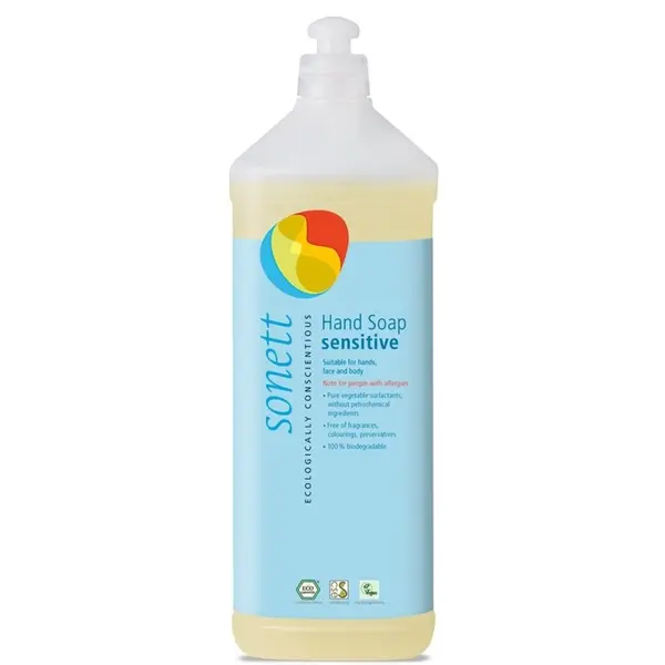 Sapun lichid pentru maini sensitive ecologic 1l Sonett
