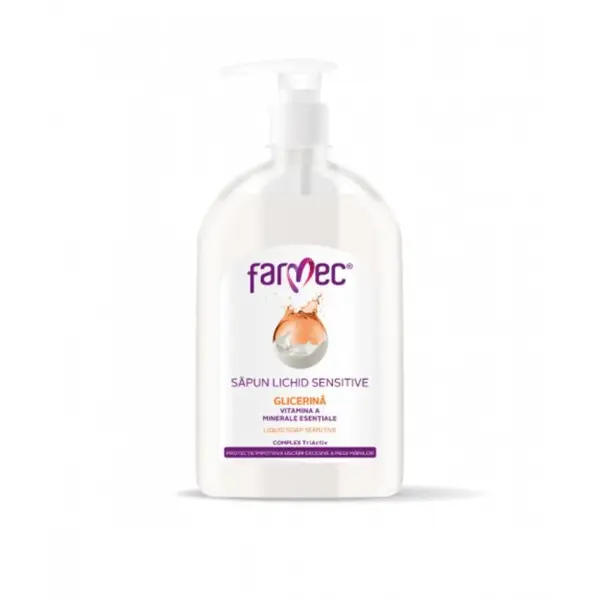 Sapun lichid Sensitive, 500ml, Farmec