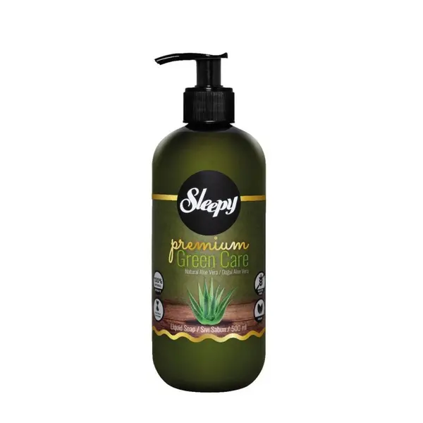 Sapun Lichid Sleepy Premium, Green Care, Natural Aloe Vera, 500 ml