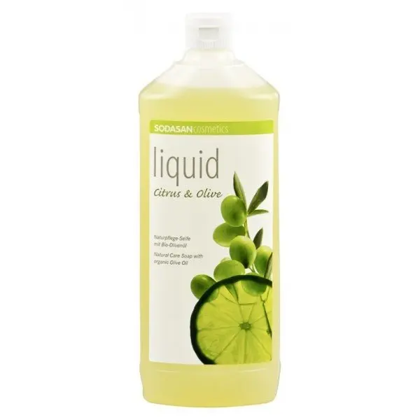 Sapun lichidgel de dus ecologic Citrice Masline 1L
