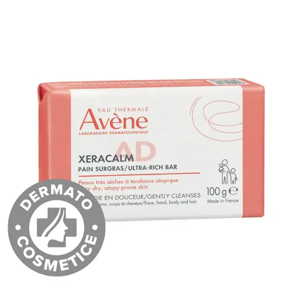 Sapun pentru peile uscata atopica Xeracalm, 100g, Avene