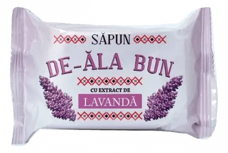 Sapun solid pentru maini cu uleiuri vegetale De-Ala Bun 90 g Sapun solid 90 g lavanda D-ala Bun