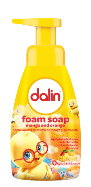 Sapun spuma cu mango, 200ml, Dalin