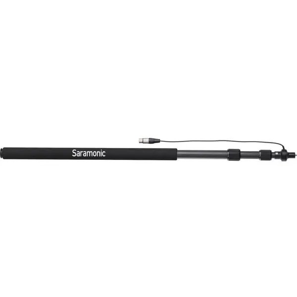 SARAMONIC Brat telescopic Saramonic cu cablu XLR, 2.5m,Fibra de carbon, Negru