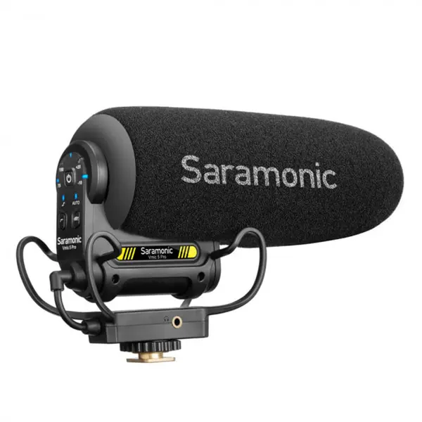 SARAMONIC Microfon Saramonic Vmic5 ProAuto On/Off, TRS & TRRS, Negru