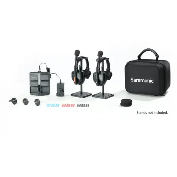 SARAMONIC Solutie intercom completa Saramonic WiTalk9 WT2S, 2 pers, Full-Duplex 1.9GHz, single-ear