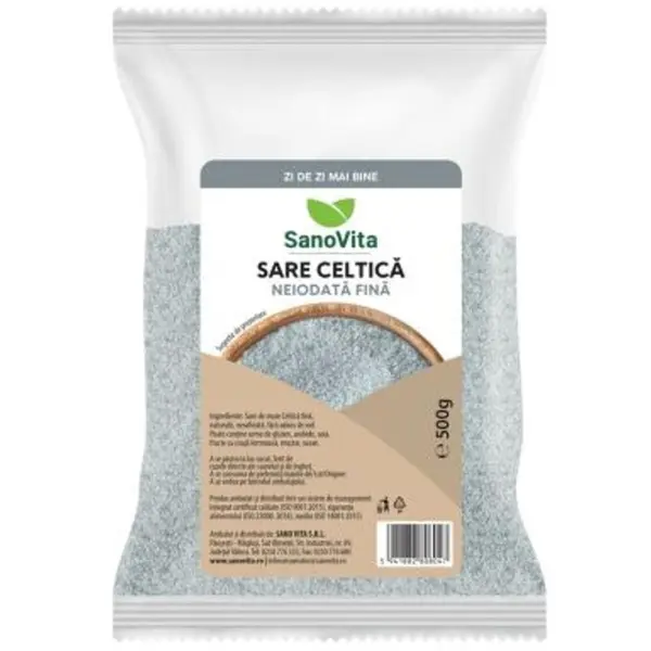 Sare Celtica Fina Neiodata, Sanovita, 500 g