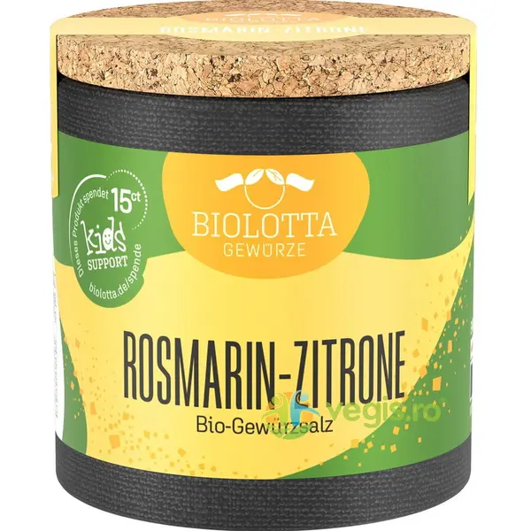 Sare cu Rozmarin si Lamaie Ecologica/Bio 55g
