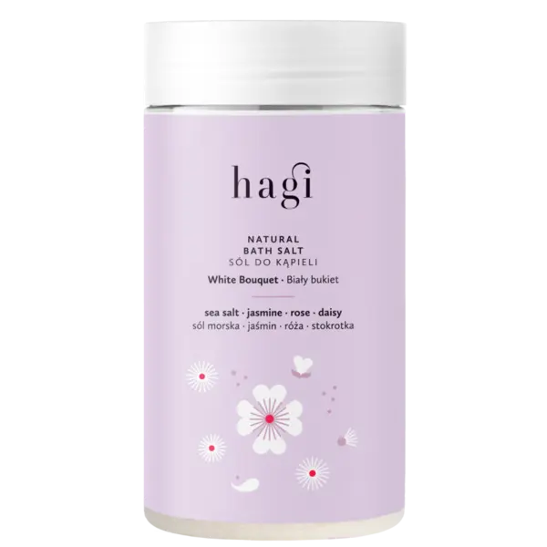 Sare de baie White Bouquet, 480g, Hagi