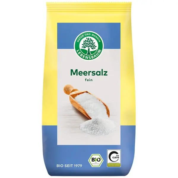 Sare de mare fina neiodata, eco - 500 g