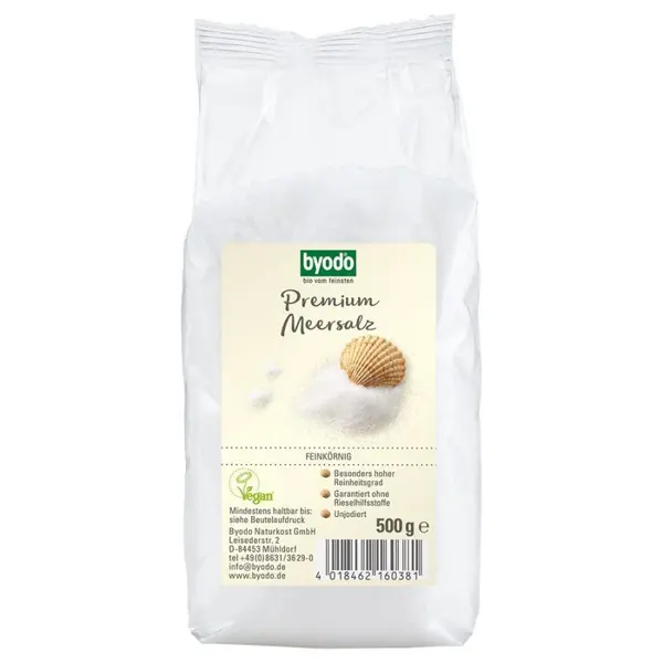 Sare de mare fina neiodata, eco - 500 g