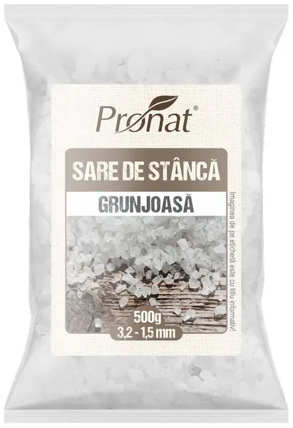 Sare de stanca grunjoasa 500g - Pronat