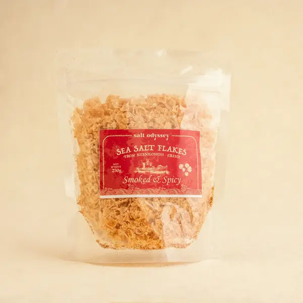 Sare Fulgi Piramidala afumata picanta 1kg