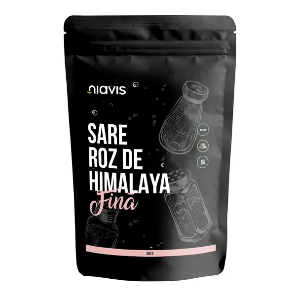 Sare Roz de Himalaya Fina, 500g, Niavis