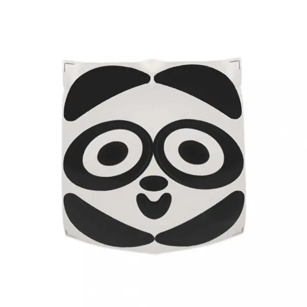 Saritor pentru copii Ikonka Pogo-Balance BlackWhite, include pompa de umflat si autocolante adezive