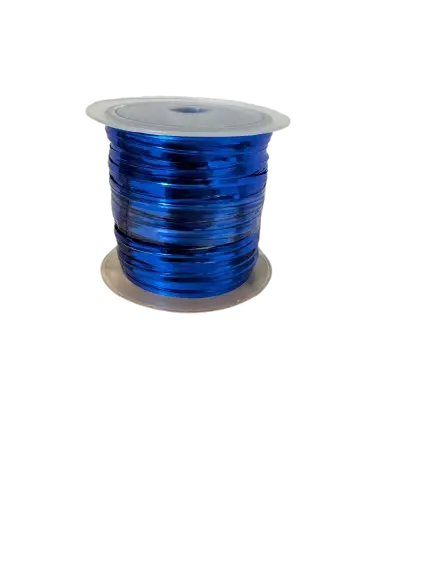 Sarma plata decorativa pentru activitati crafts,albastru,10 metri