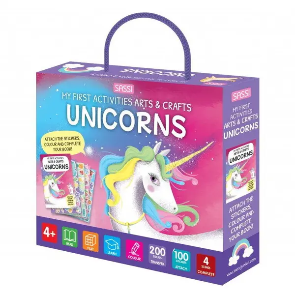 Sassi Primul set de arta & lucru manual - Unicorni