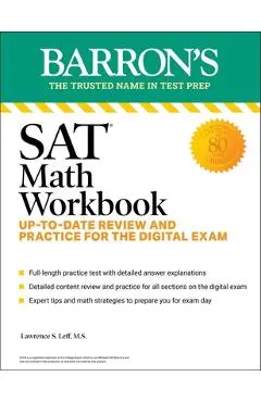 SAT Math Workbook: Up-To-Date Practice for the Digital Exam - Lawrence S. Leff
