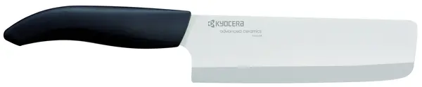 Satâr ceramică KYOCERA -15 cm, lamă albă,/mâner negru