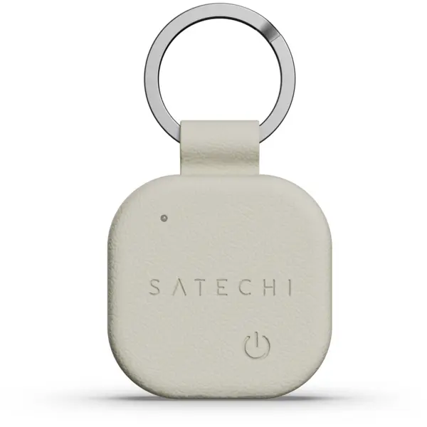 Satechi Breloc inteligent din piele vegana Satechi ST-LKCFW Findall, Nisipiu