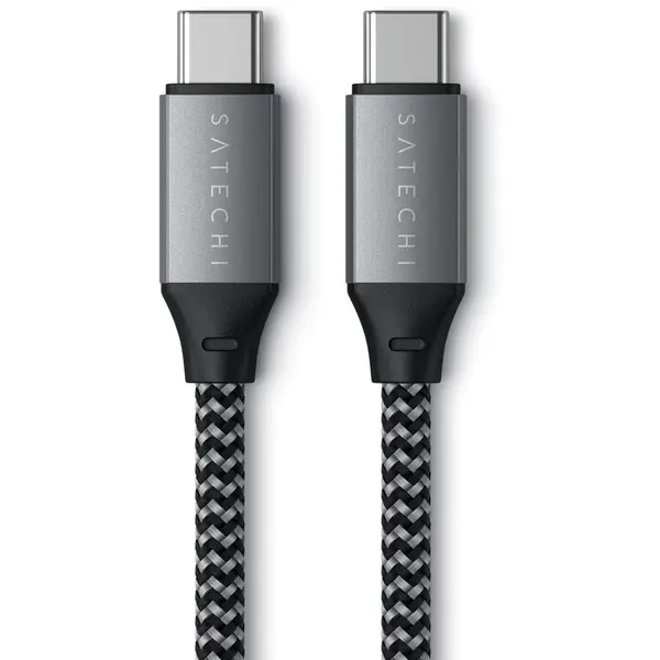 Satechi Satechi USB-C to USB-C 100W Braided Charging 2m Cable - Grey
