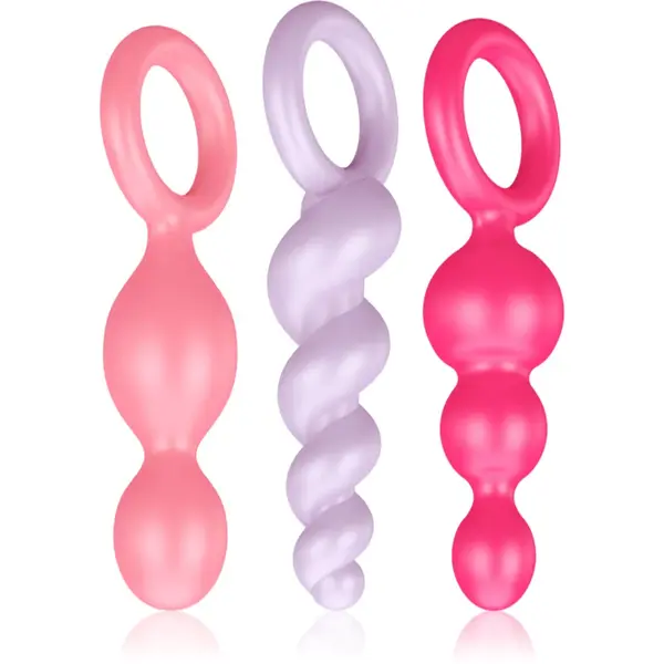 Satisfyer BOOTY CALL set de butt plug-uri Color 3 buc
