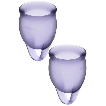 Satisfyer Feel Confident Menstrual Cup cupe menstruale Purple