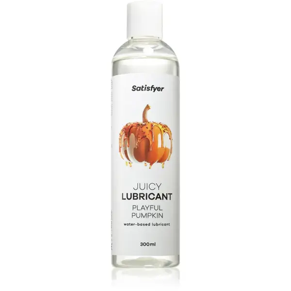 Satisfyer Juicy Lubricant gel lubrifiant cu aromă Playful Pumpkin 300 ml