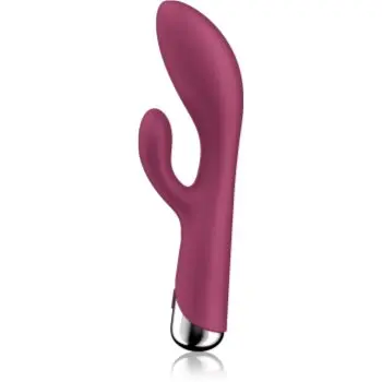 Satisfyer Spinning Rabbit 1 Rotating Shaft vibrator cu stimularea clitorisului rotativ