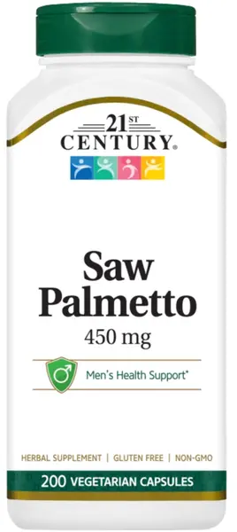 Saw Palmetto, 450 mg, 200 capsule, 21st Century