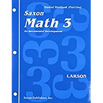 Saxon Math 3: Student Workbook Set 1st Edition, Paperback/Saxon Publishers