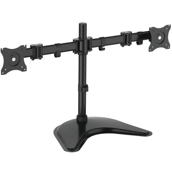 SBOX SBOX LCD-F024, Suport birou 2 monitoare , 13-27,VESA 75 x 75, 100 x 100,greutate suportata 8kg/monitor ,rotire 180 + 360 ; Cable management